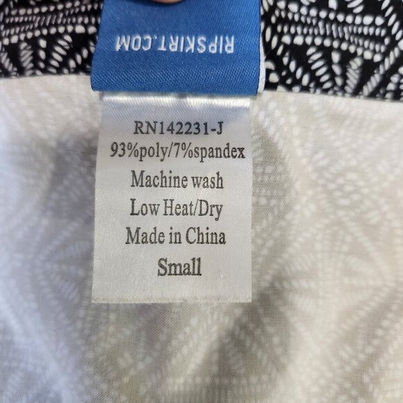 Ripskirt Hawaii Black Pearl Batik Wrap Skirt S Beach Cover Up‎ Resort Length 2 - Picture 9 of 10